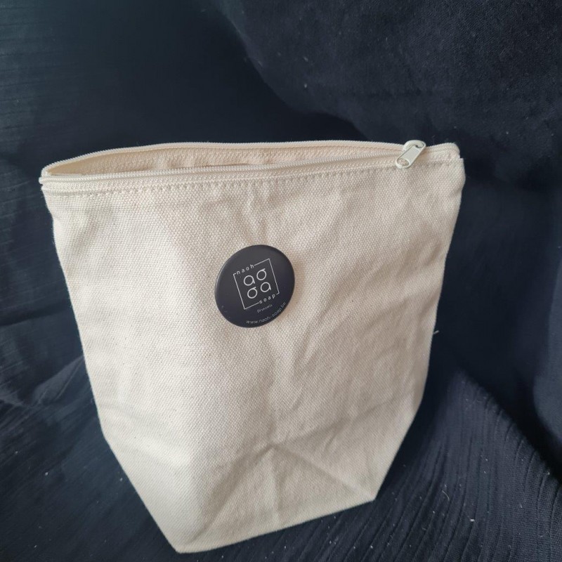 Natural Cotton Cosmetic Bag 300g - Medium