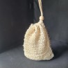 Soap bag in washed jute